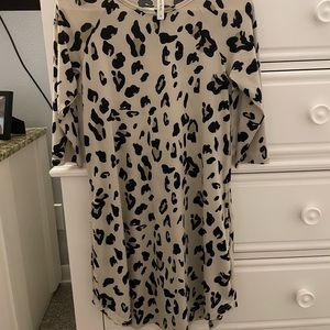 Leopard print dress